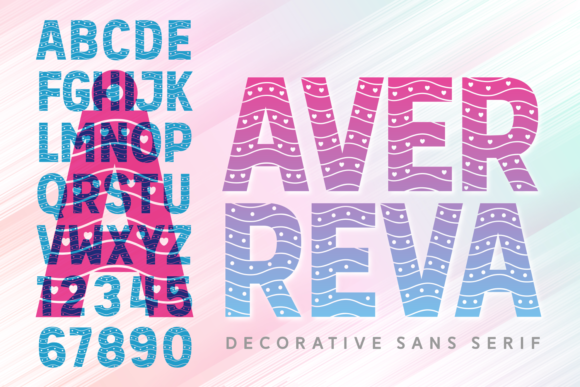 Aver Reva Typeface for Creative Branding