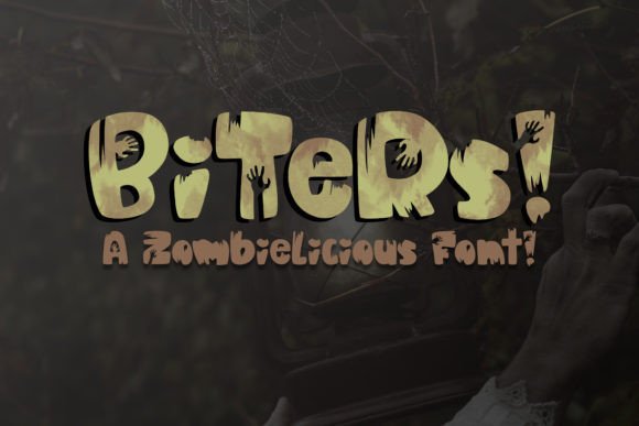 Biters: A Playful Zombie Typeface for Bold Branding