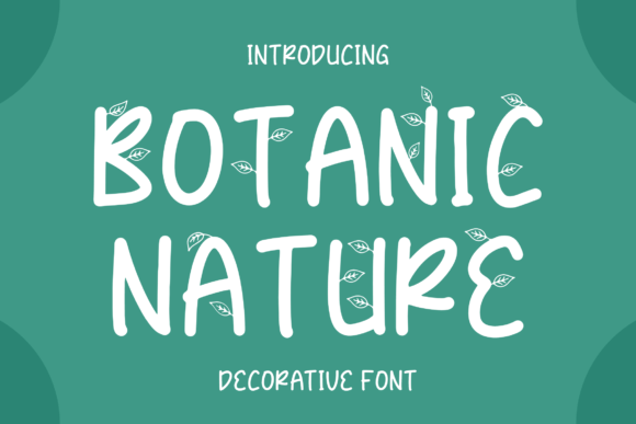 Botanic Nature Typeface Review for Branding