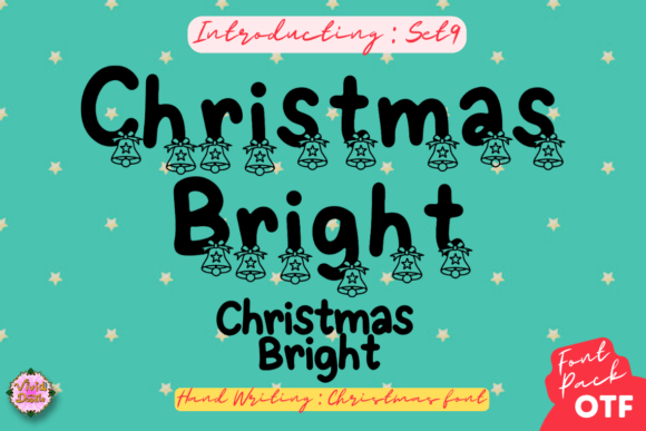 Christmas Bright 9: A Festive Font for Business Branding