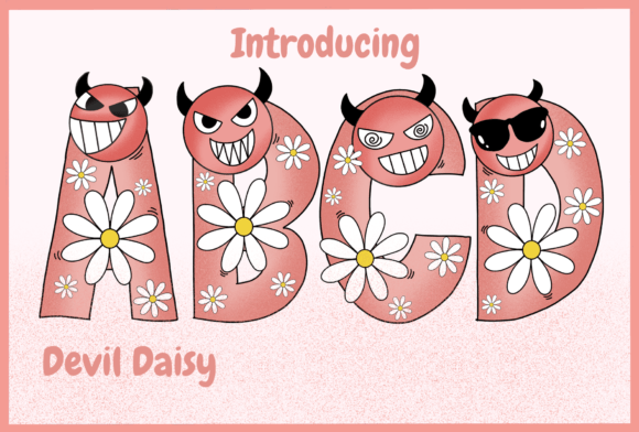 Devil Daisy Typeface for Unique Branding