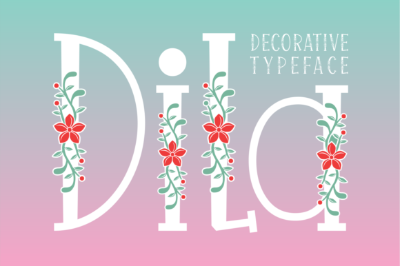 Dila: An Organic Decorative Font for Editorial Design