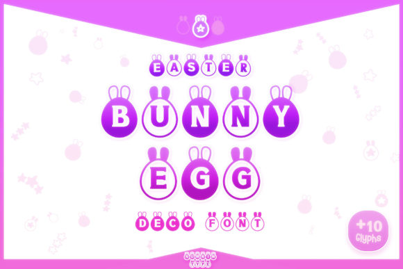 Easter Bunny Egg: A Playful Decorative Font for Makers