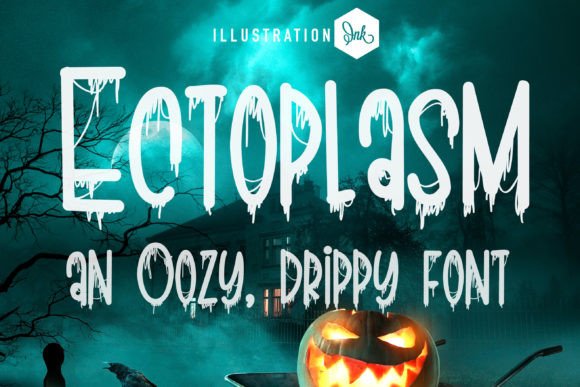 Ectoplasm Typeface for Spooky Campaigns