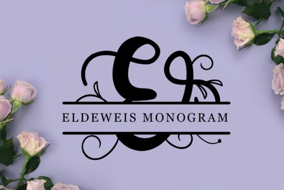 Eldeweis Monogram: A Decorative Font for Makers