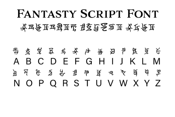 Fantasy Script 10 Typeface Review