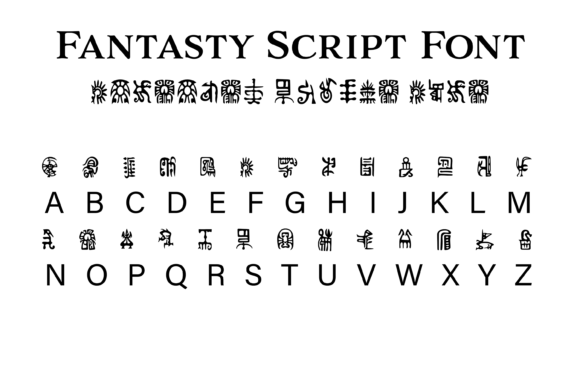 Fantasy Script 12: The Ultimate Decorative Font for RPGs