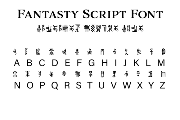 Fantasy Script 14 Typeface for Digital Layouts