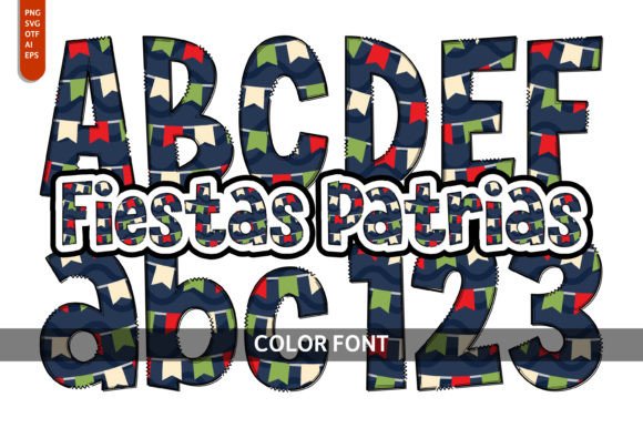 Fiestas Patrias Font for Vibrant Digital Campaigns