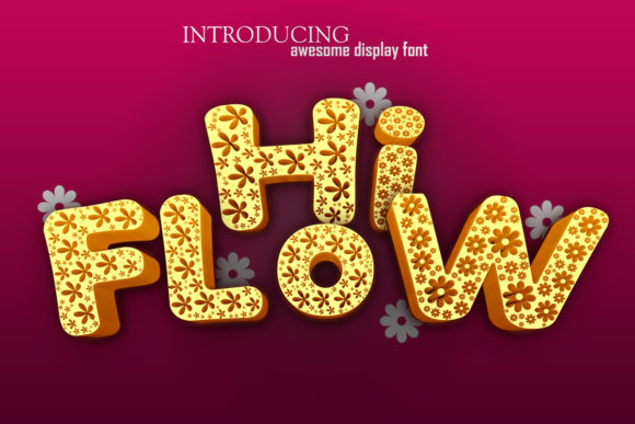 Hi Flow Font for Modern Campaign Design