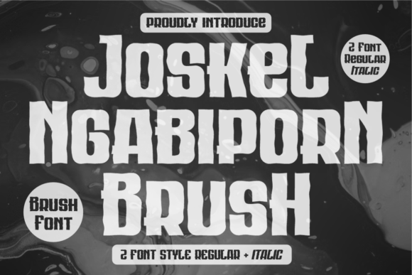 Joskel Ngabiporn Brush Typeface for Bold Branding