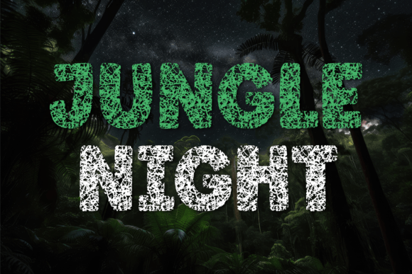 Jungle Night: A Cute Decorative Font for Branding