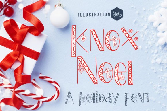 Knox Noel: A Handwritten Typeface for Festive Web Design