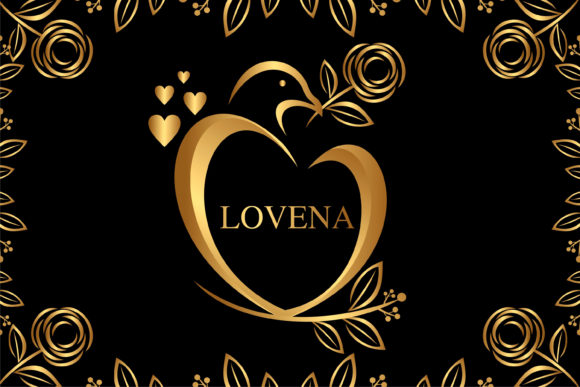 Loveena Monogram: The Elegant Typeface for Campaigns