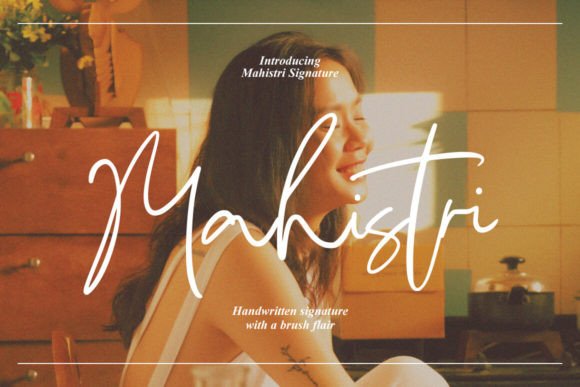 Mahistri Signature Font for Polished Branding