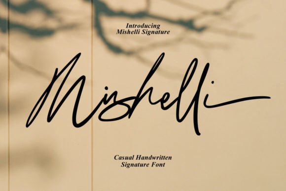 Mishelli: The Handwritten Font for Branding