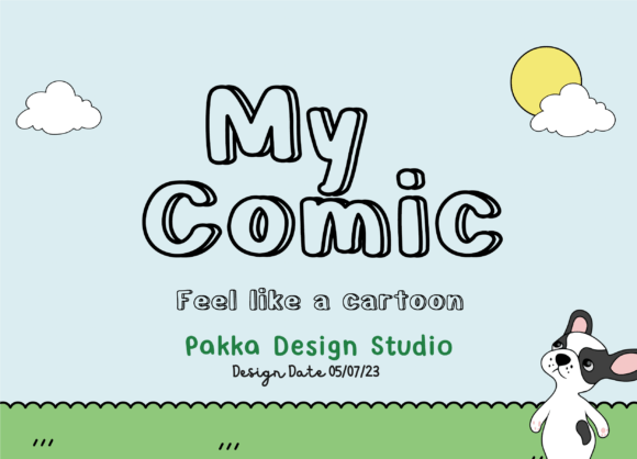 My Comic: A Playful Typeface for Editorial Design
