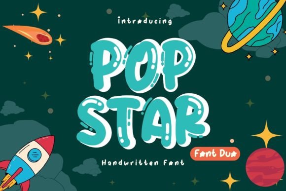 Pop Star: A Playful Handwritten Font for Makers