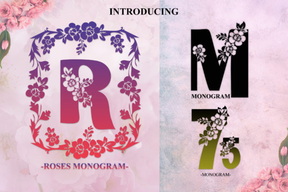 Roses Monogram: The Sweet Decorative Font for Marketers