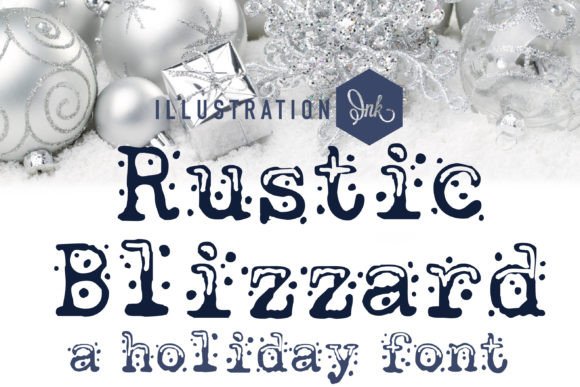 Rustic Blizzard Font for Cozy Handmade Designs