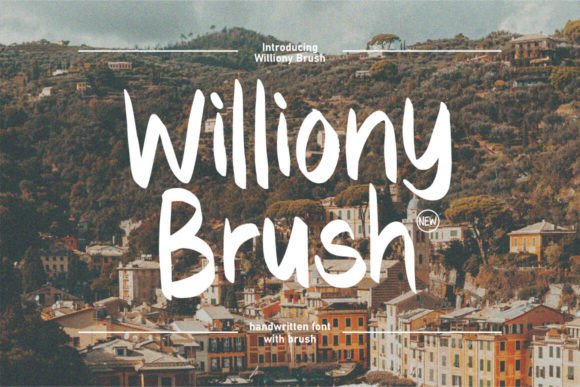 Williony Brush: A Signature Typeface for Editorial Elegance
